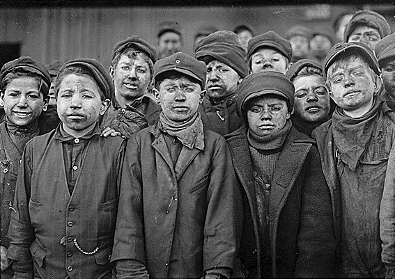 young kids coal mining